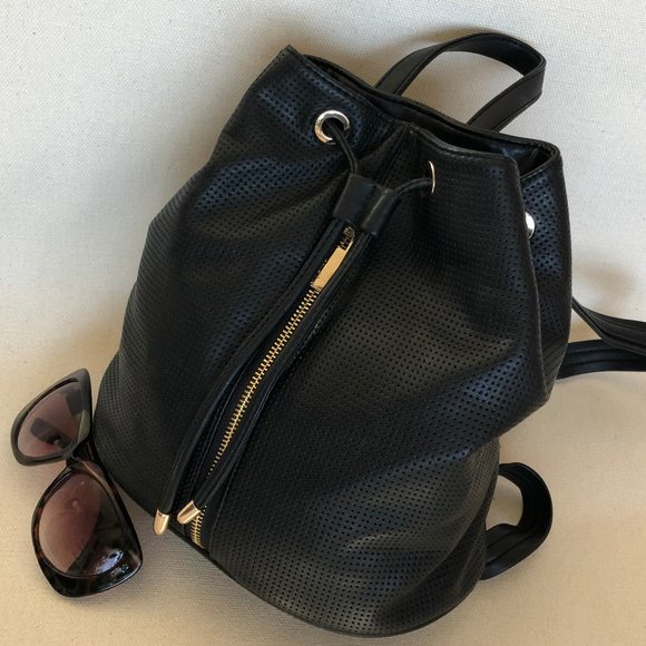 Deux Lux Handbags - Deux Lux Black Backpack - Knapsack